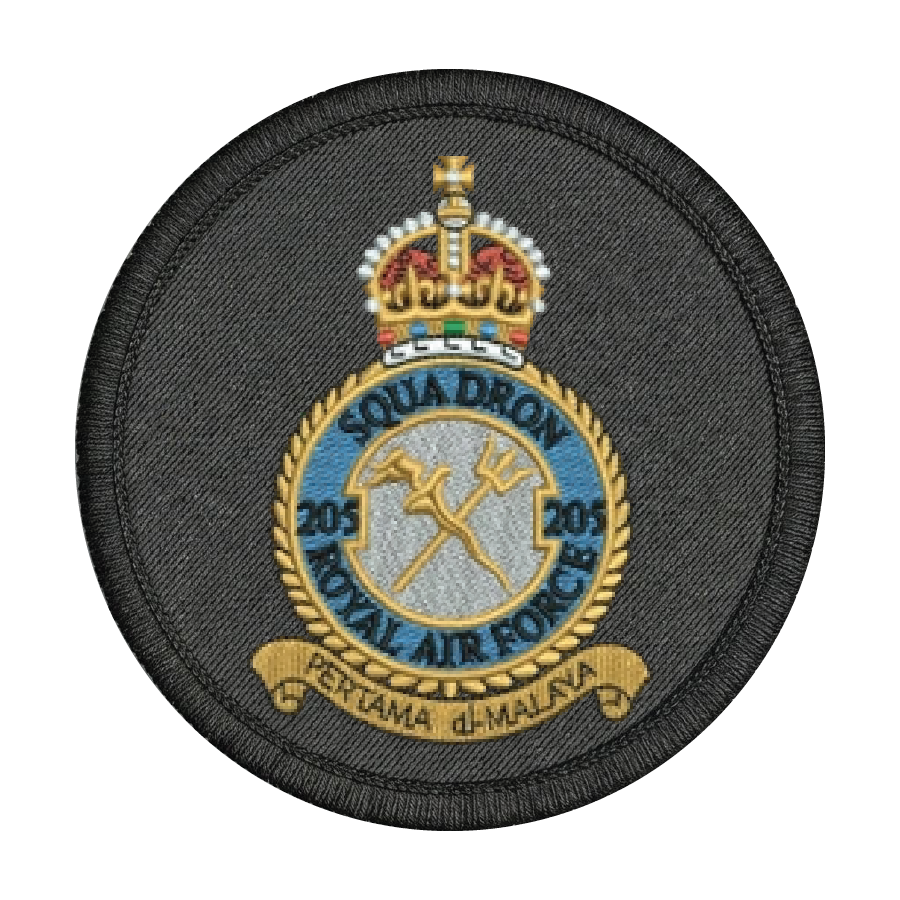 205 Squadron Royal Air Force Patch