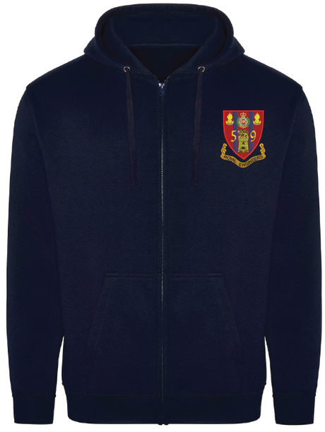 59 Fd Sqn Zipped Hoodie