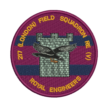 217 (London) Fd Sqn Embroidered Badge