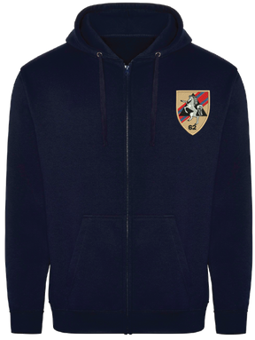 62 Fd Sp Sqn Zipped Hoodie