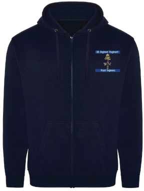 38 Engr Regt Zipped Hoodie
