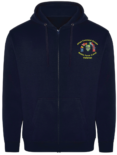 Allied Command Zipped Hoodie