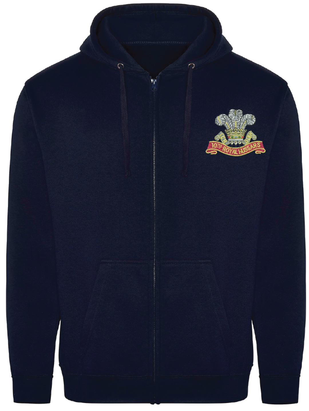10th Royal Hussars Zipped Hoodie