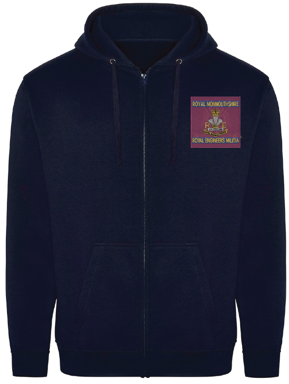 Royal Mounm Zipped Hoodie