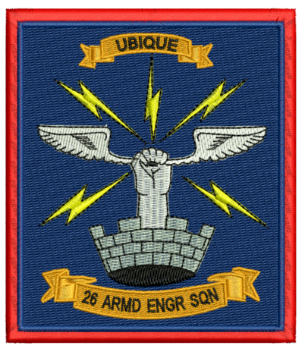 26 AES Blazer Embroidered Badge