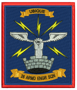 26 AES Blazer Embroidered Badge