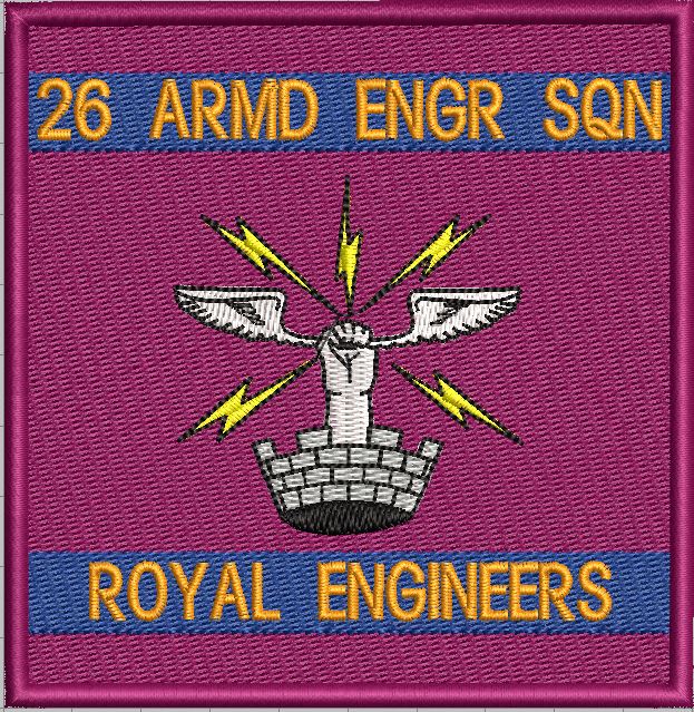 26 ARMD ENGINEER SQUADRON PATCH