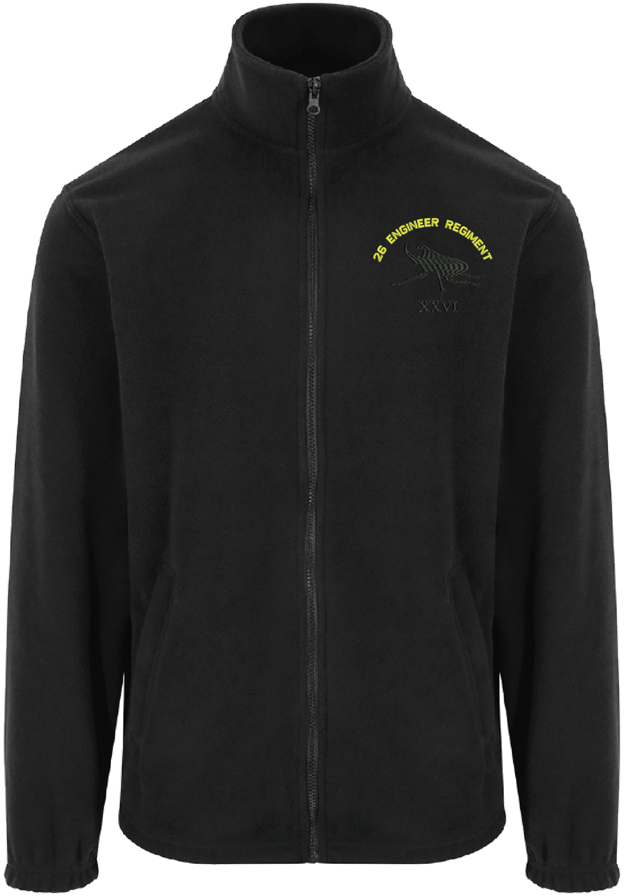 26 Engr Regt Zipped Fleece