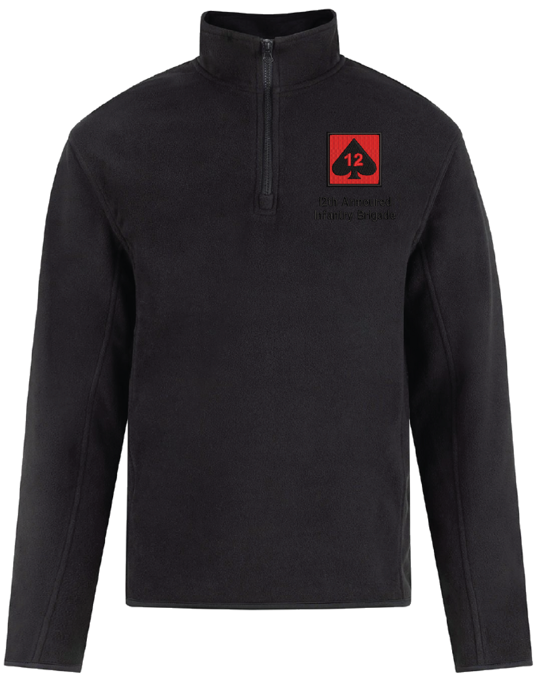12th Armoured Infantry Brigade Quarter Zip Fleece