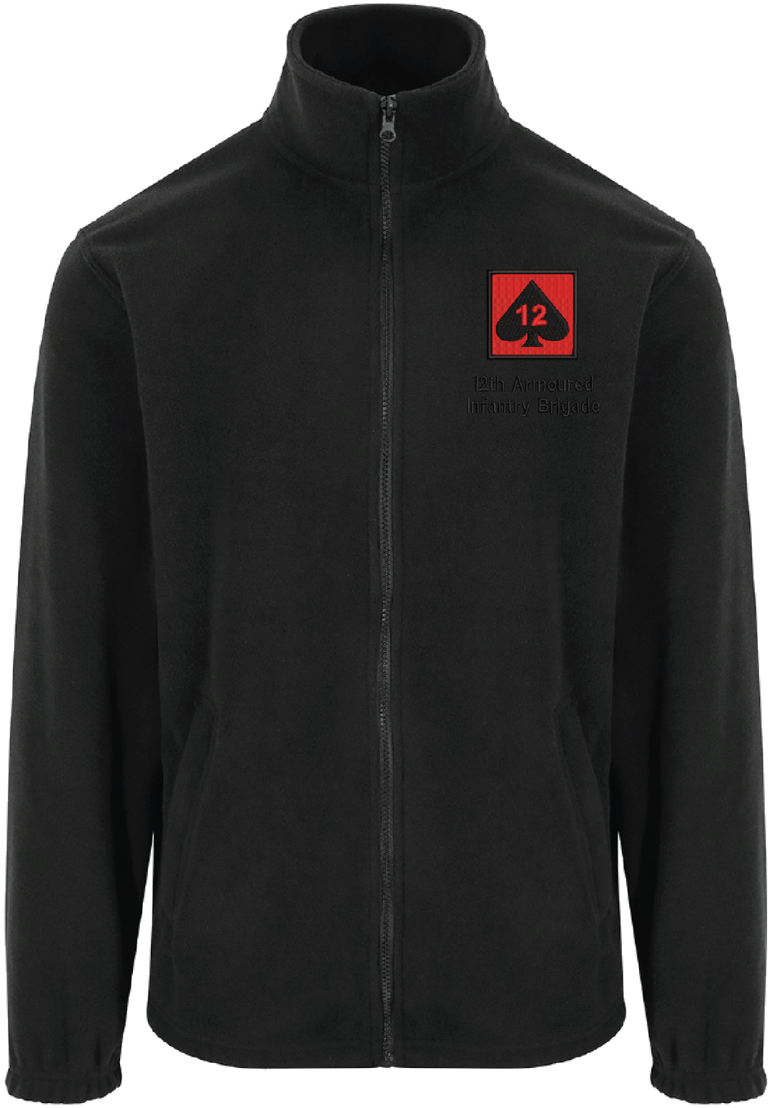 12th Armoured Infantry Brigade Zipped Fleece