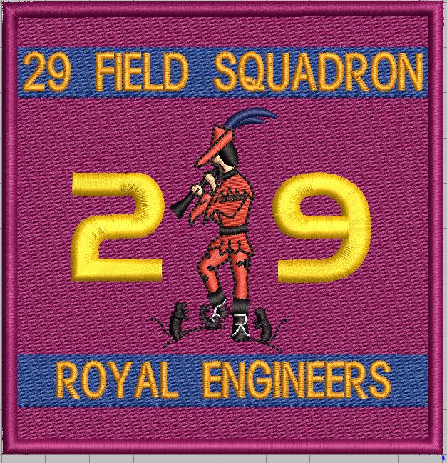 29 FIELD SQUADRON PATCH