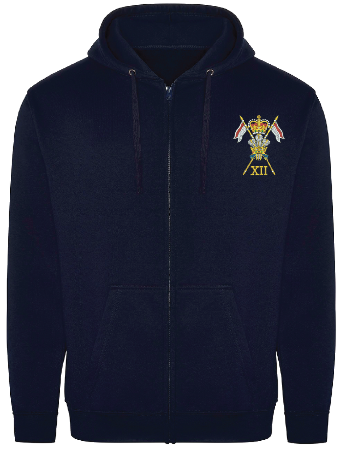 12th Royal Lancers Zipped Hoodie