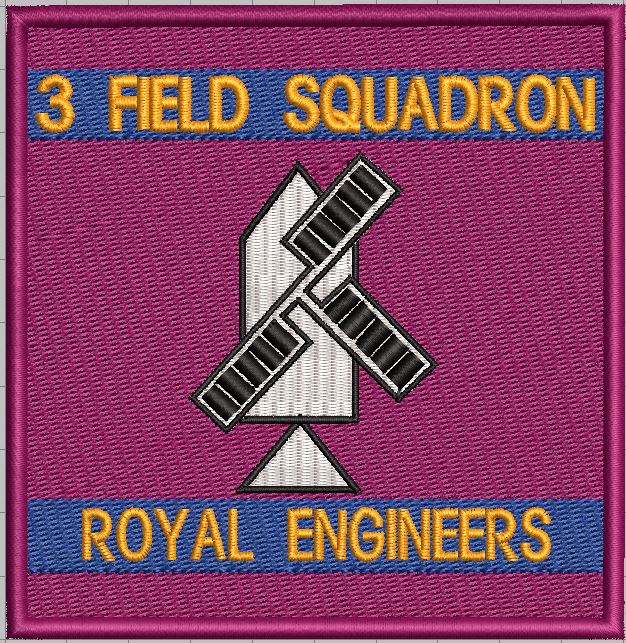 3 FIELD SQUADRON PATCH – elitethreadco