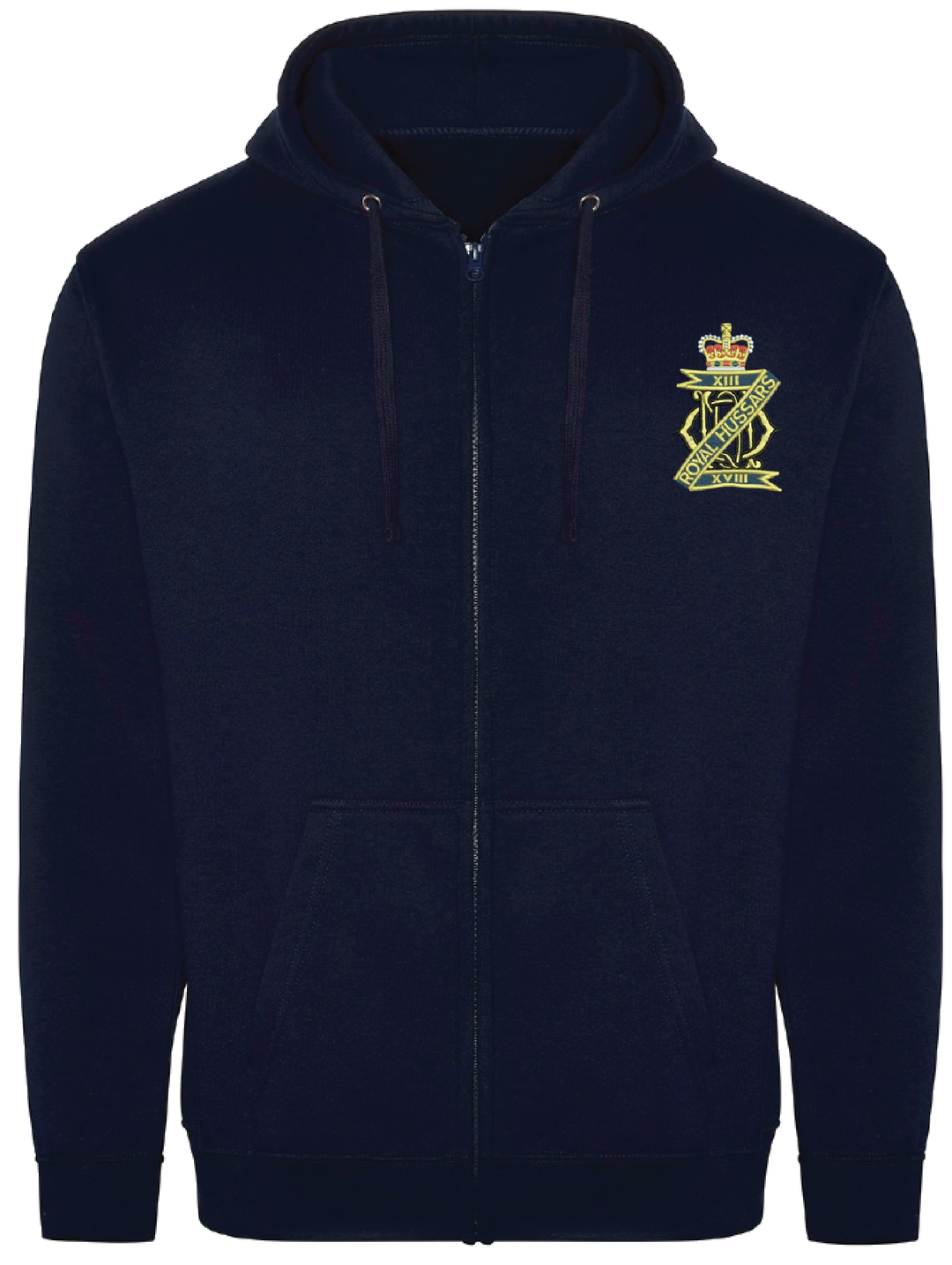 13th/18th Royal Hussars Zipped Hoodie