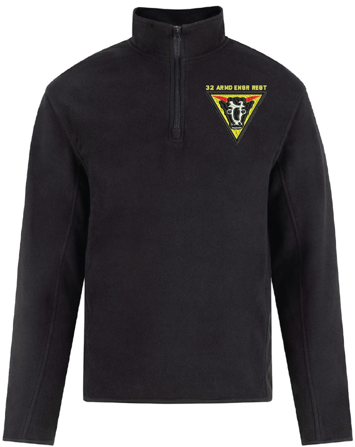 32 Armd Engr Regt Quarter Zip Fleece