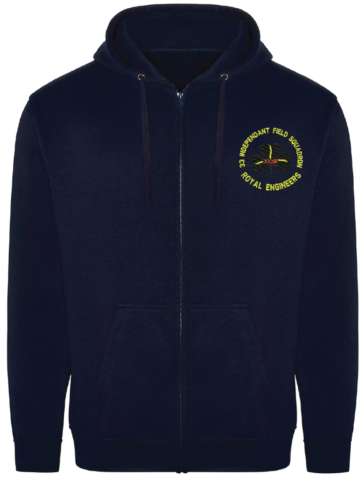 33 Indep Field Sqn Zipped Hoodie