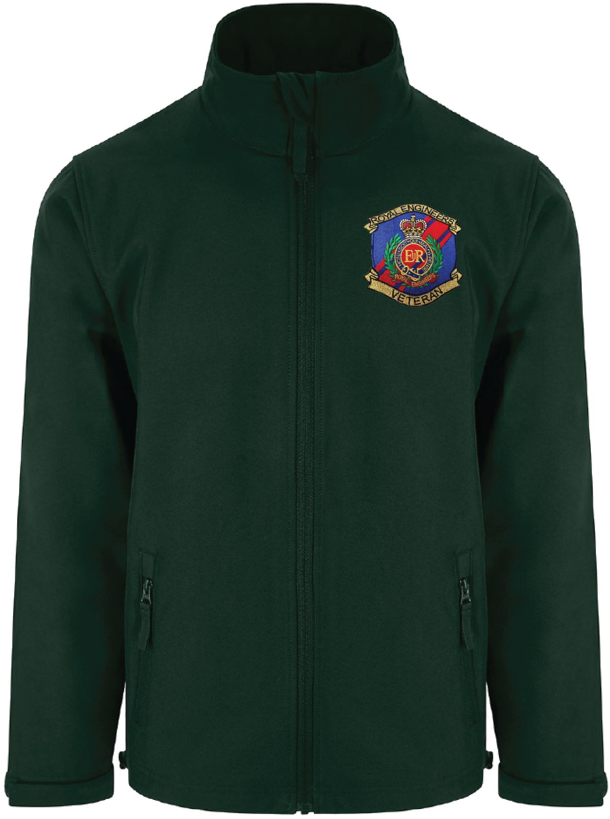 RE Veteran Embroidered Badge Soft Shell Jacket