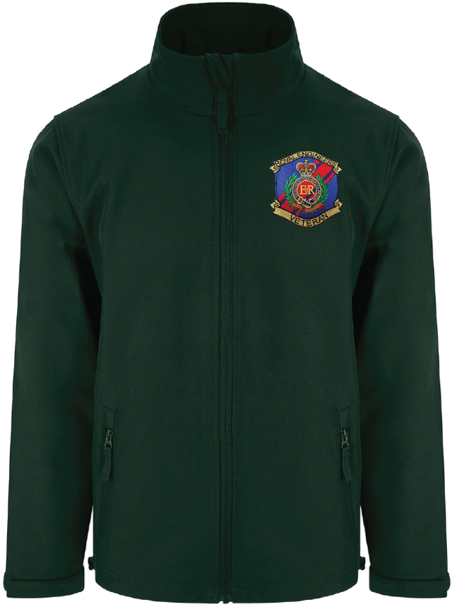 RE Veteran Embroidered Badge Soft Shell Jacket