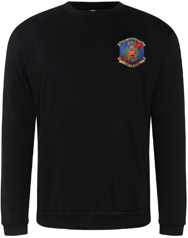 RE Veteran Embroidered Badge Sweatshirt