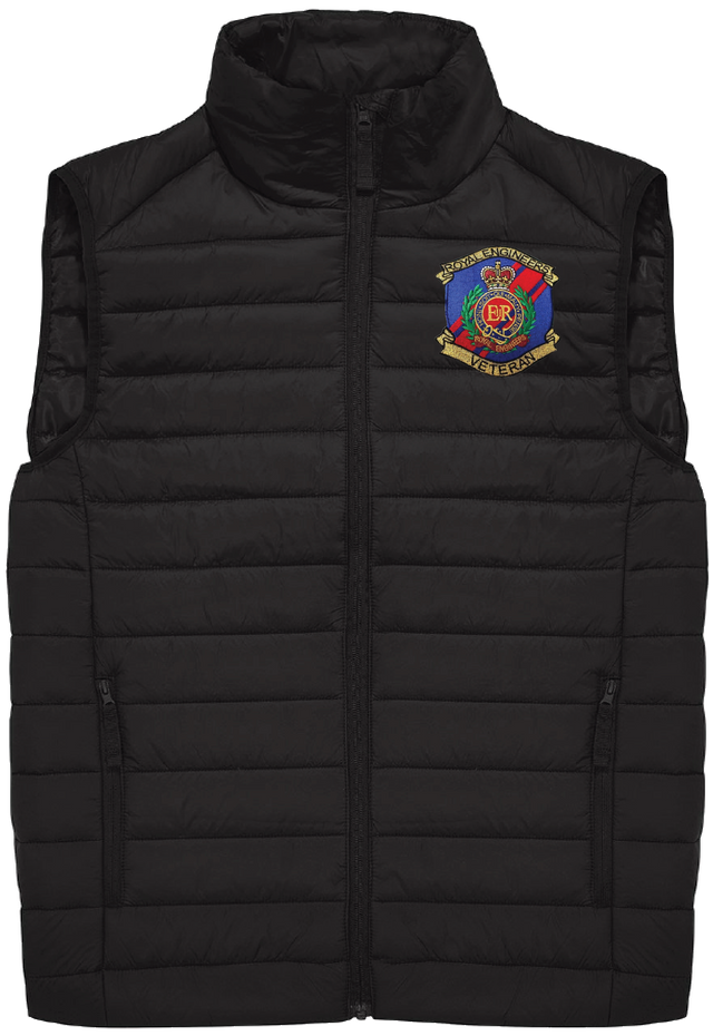 RE Veteran Embroidered Badge Padded Gilet