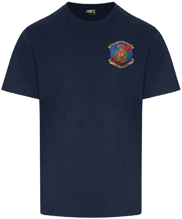 RE Veteran Embroidered Badge T Shirt