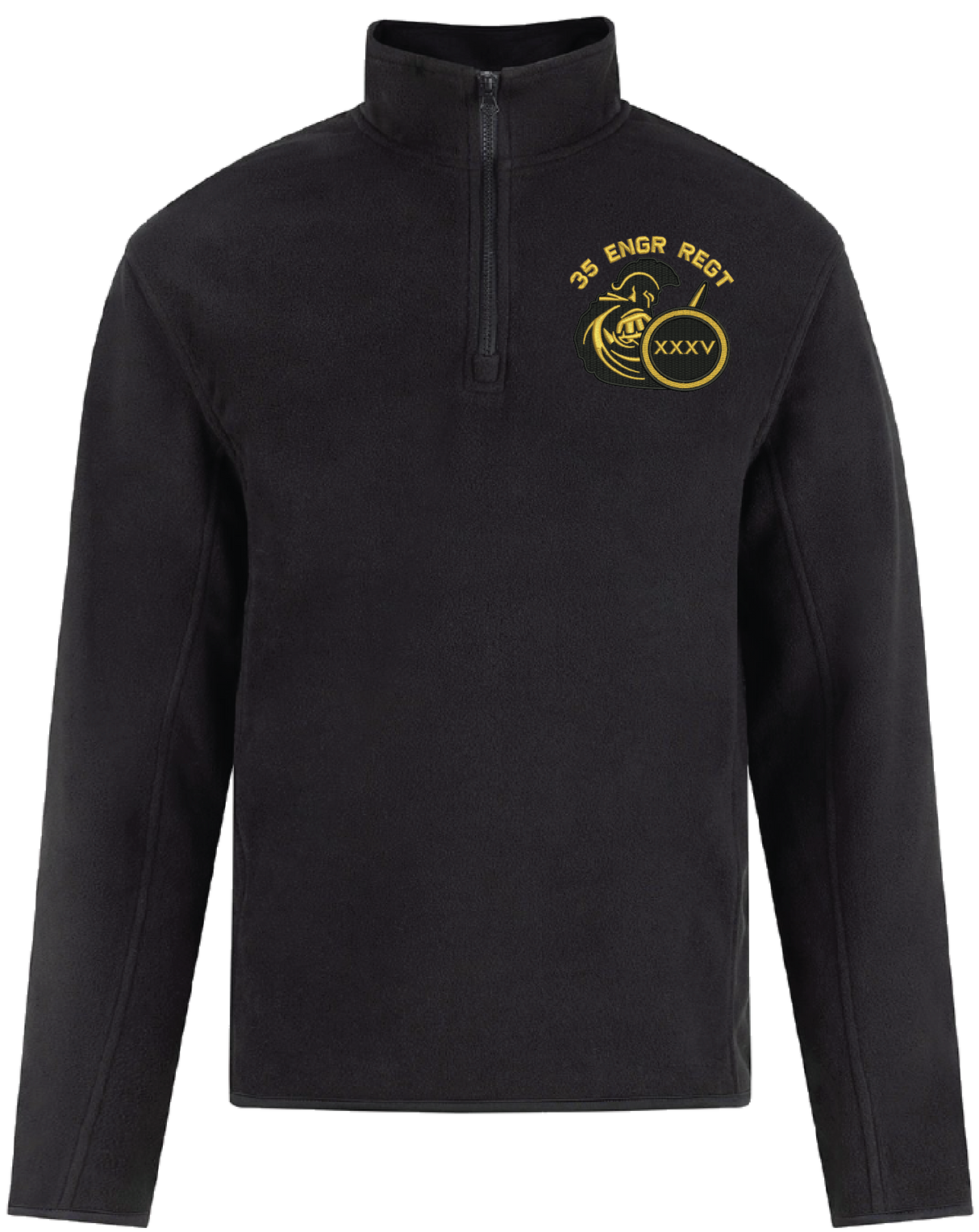 35 Engr Regt Quarter Zip Fleece