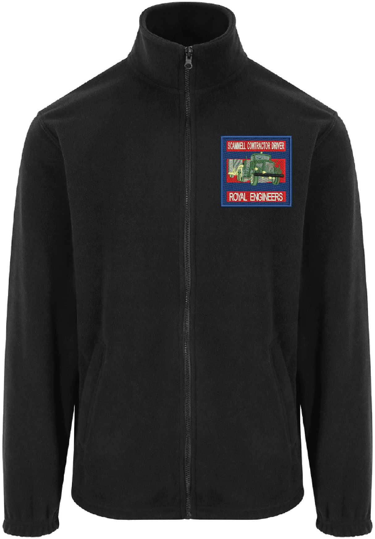 Scammell Contractor Driver Badge Zipped Fleece