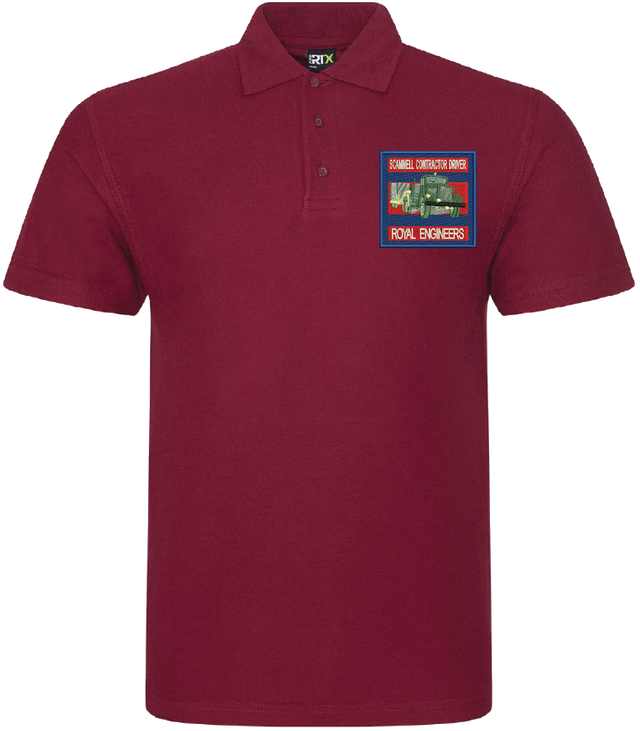 Scammell Contractor Driver Badge Polo Shirt