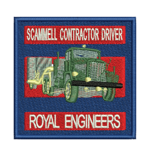 Scammell Contractor Driver Badge Patch