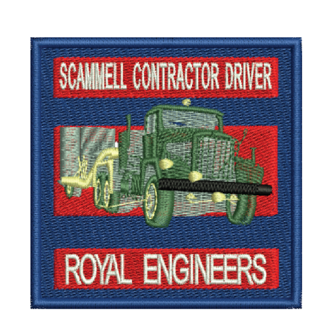 Scammell Contractor Driver Badge Patch