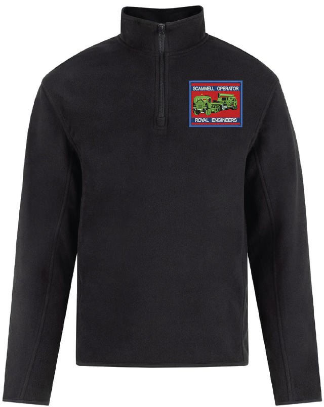 Scammell Operator Embroidered Quarter Zip Fleece