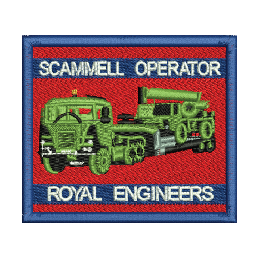 Scammell Operator Embroidered Patch