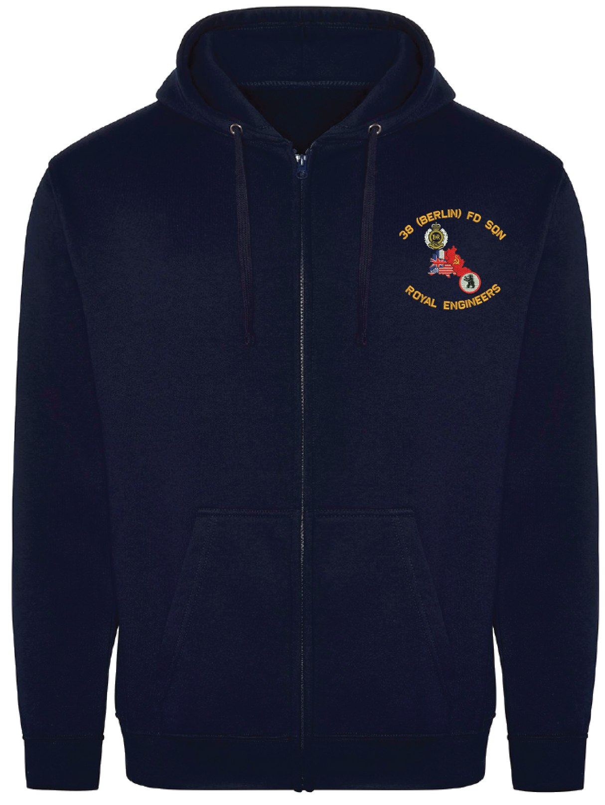 38 Berlin Field Sqn Zipped Hoodie