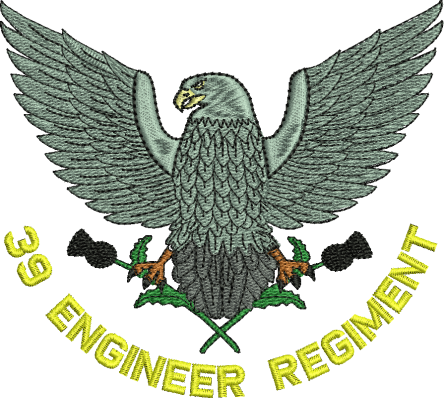 39 Engr Regt Embroidered Polo Shirt
