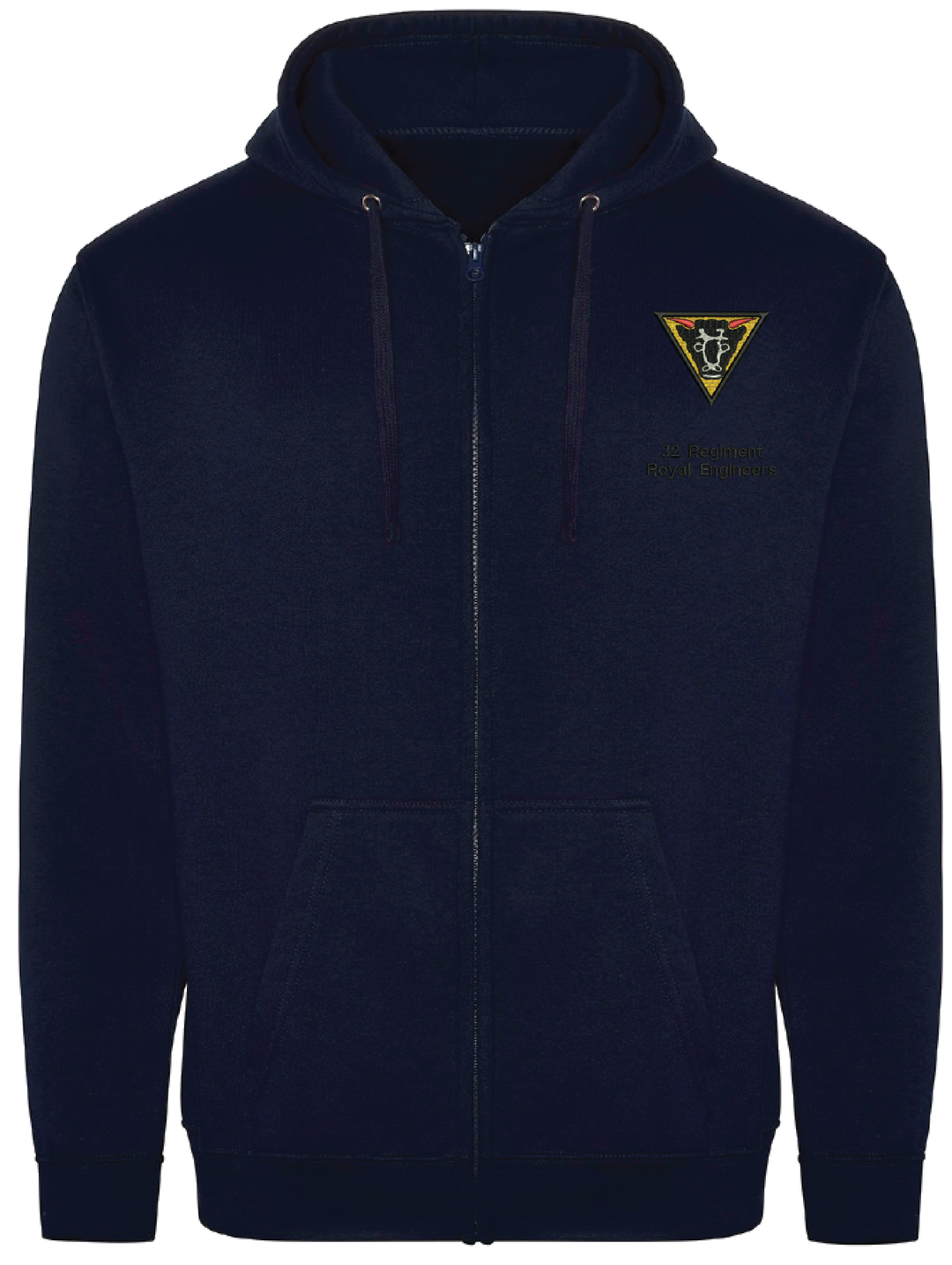 32 Engineer Regiment Zipped Hoodie