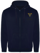 32 Engr Regt Zipped Hoodie
