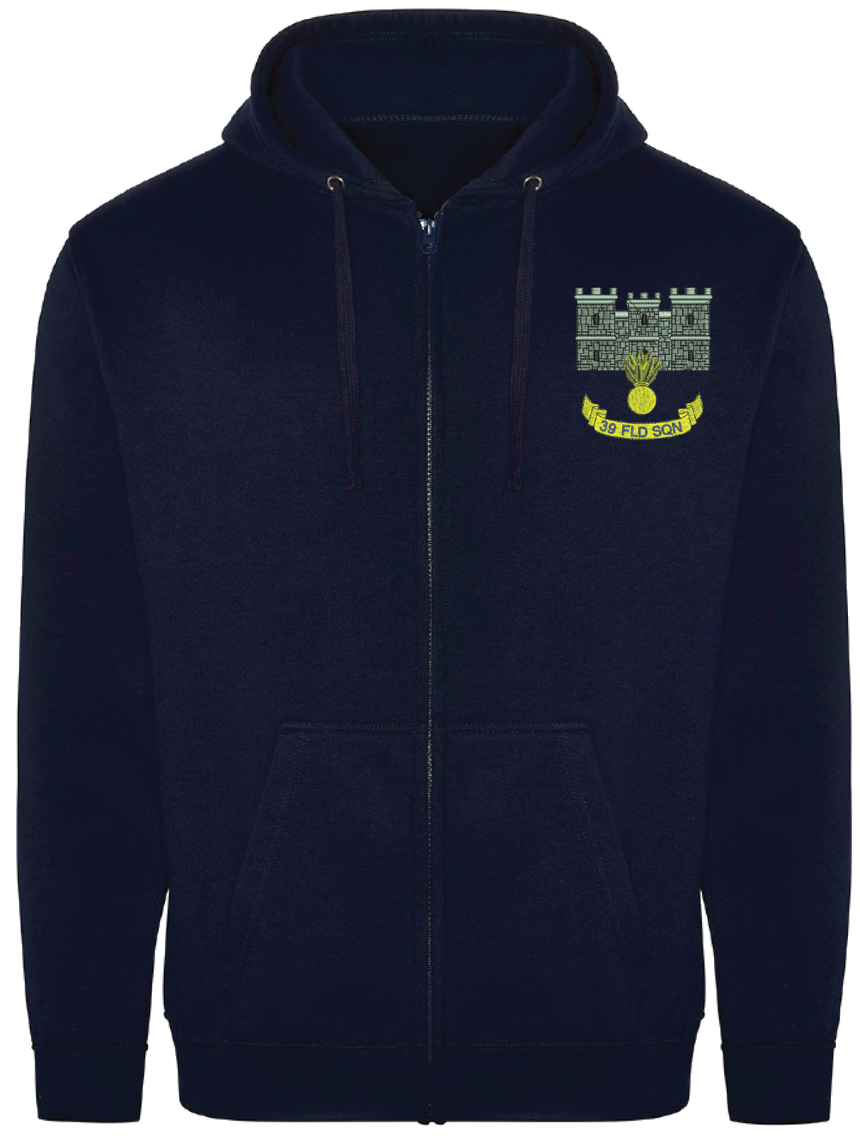 39 Field Sqn Zipped Hoodie
