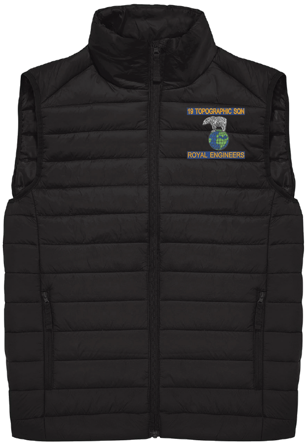 19 Topographic Sqn Padded Gilet