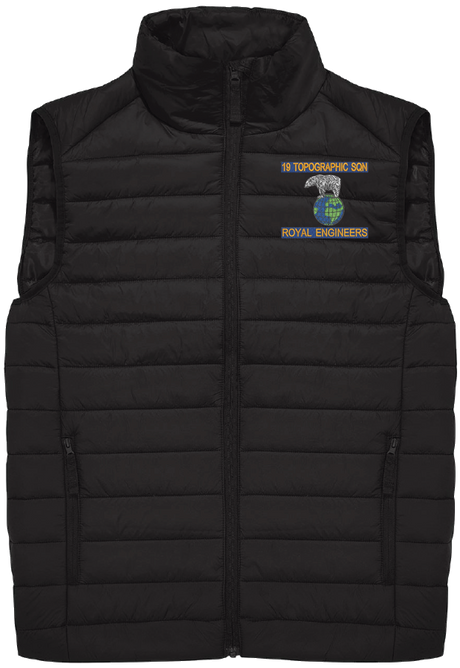 19 Topographic Sqn Padded Gilet