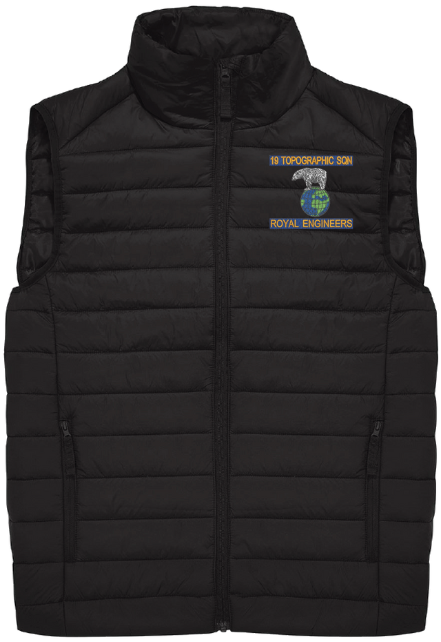 19 Topographic Sqn Padded Gilet