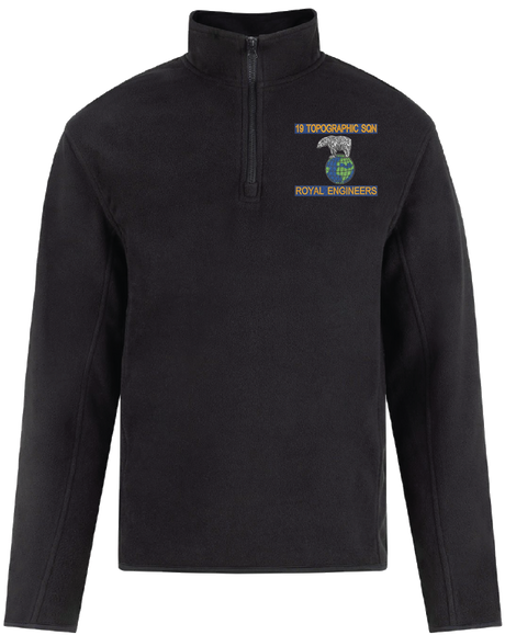 19 Topographic Sqn Quarter Zip Fleece