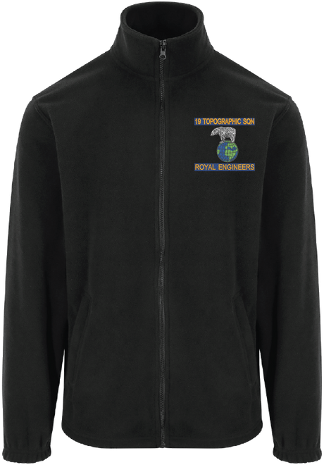 19 Topographic Sqn Zipped Fleece