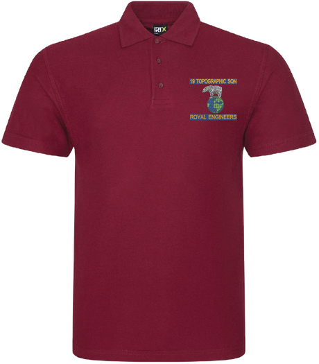 19 Topographic Sqn Polo Shirt