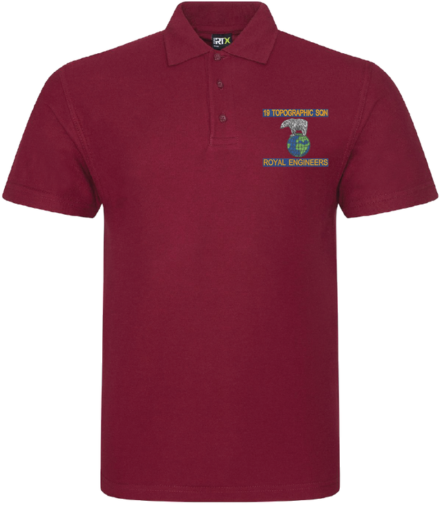 19 Topographic Sqn Polo Shirt