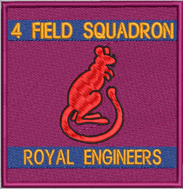 4 FIELD SQUADRON PATCH