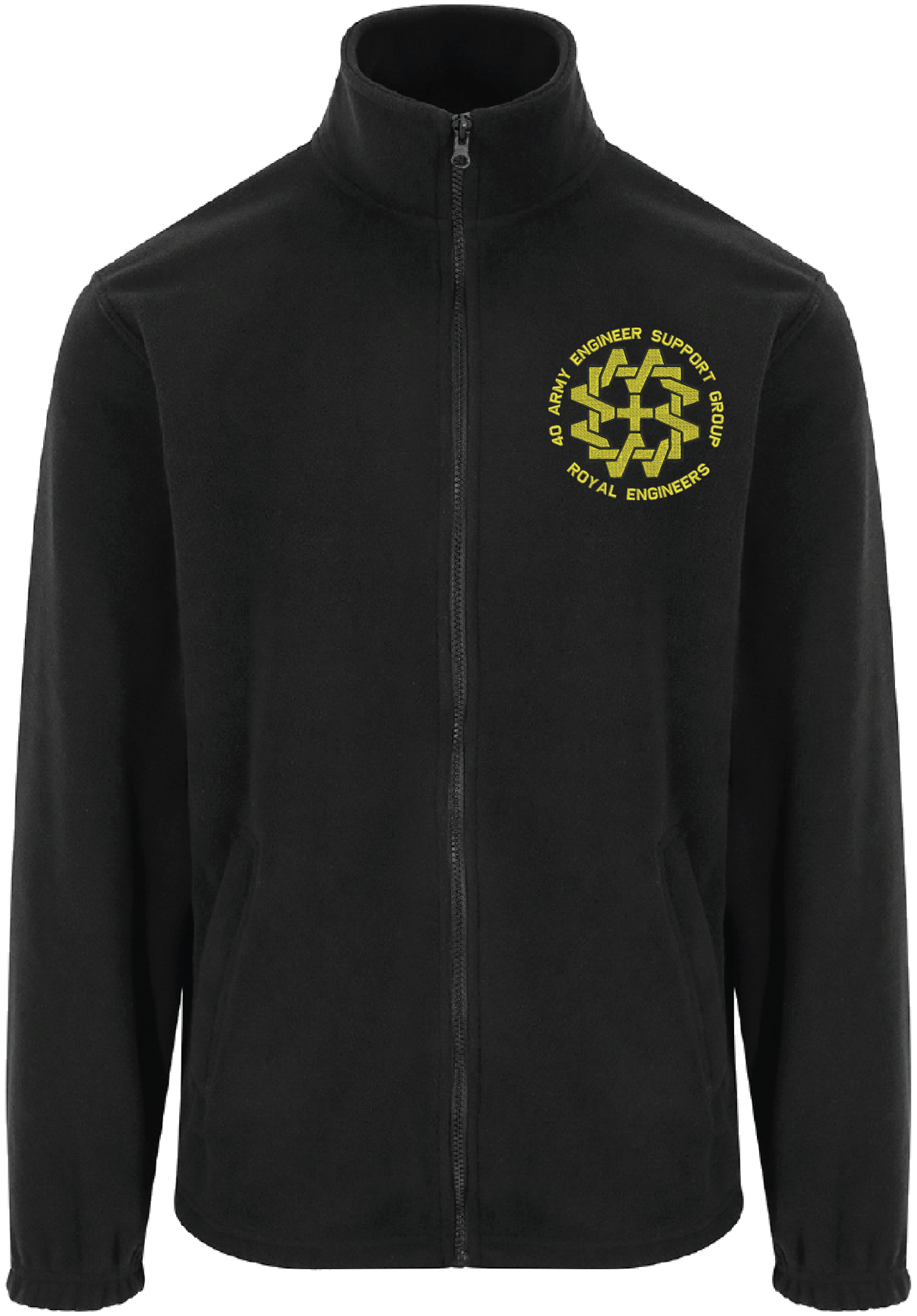 40 Army Engr Support Zipped Fleece