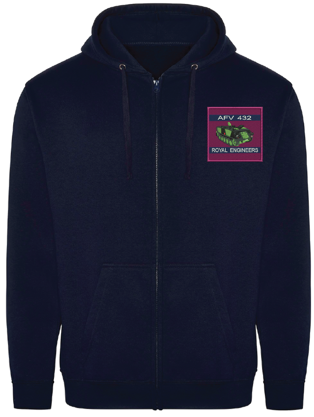 AFV 432 RE Zipped Hoodie