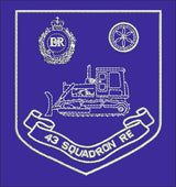 43 Plant Sqn RE Embroidered Polo Shirt