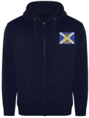 40th Regiment Royal Artillery (Lowland Gunners) Zipped Hoodie