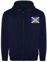 40th Regiment Royal Artillery (Lowland Gunners) Zipped Hoodie